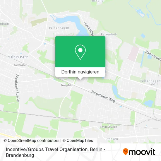 Incentive / Groups Travel Organisation Karte