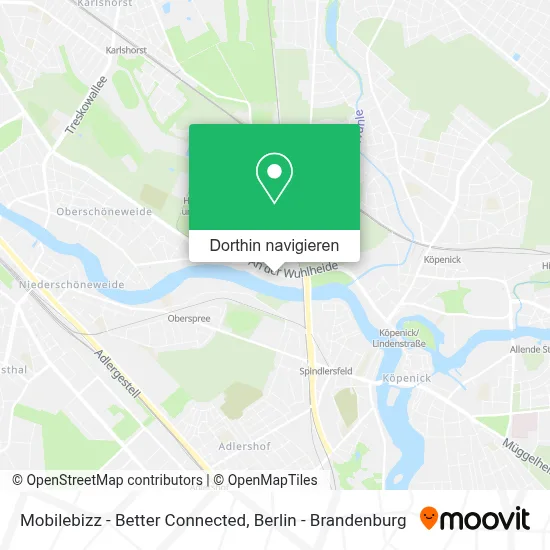 Mobilebizz - Better Connected Karte