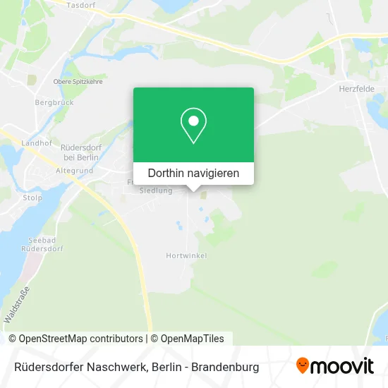 Rüdersdorfer Naschwerk Karte