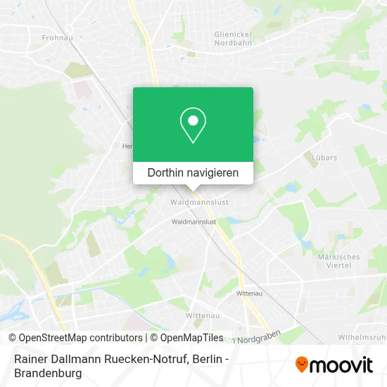 Rainer Dallmann Ruecken-Notruf Karte