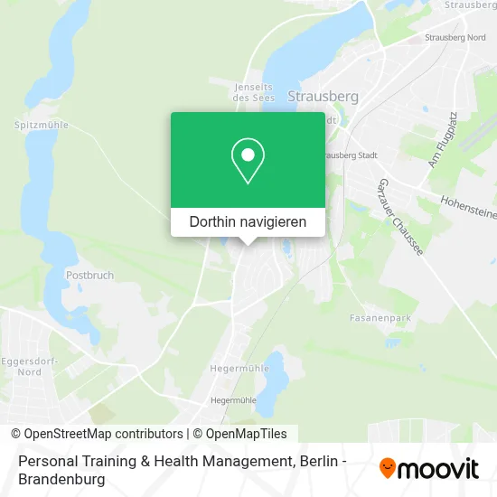 Personal Training & Health Management Karte