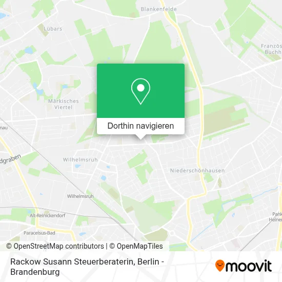Rackow Susann Steuerberaterin Karte