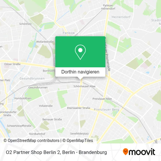 O2 Partner Shop Berlin 2 Karte