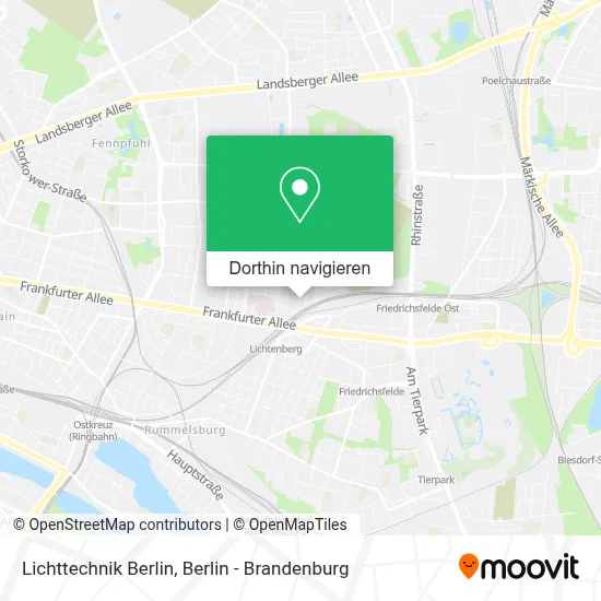 Lichttechnik Berlin Karte