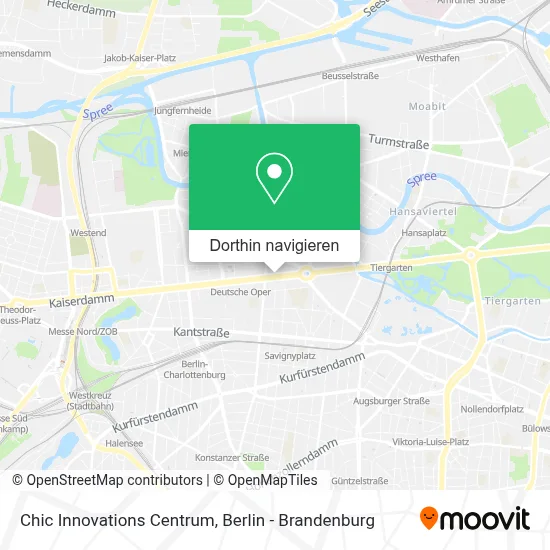 Chic Innovations Centrum Karte