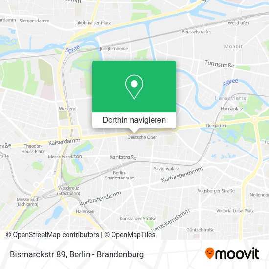 Bismarckstr 89 Karte
