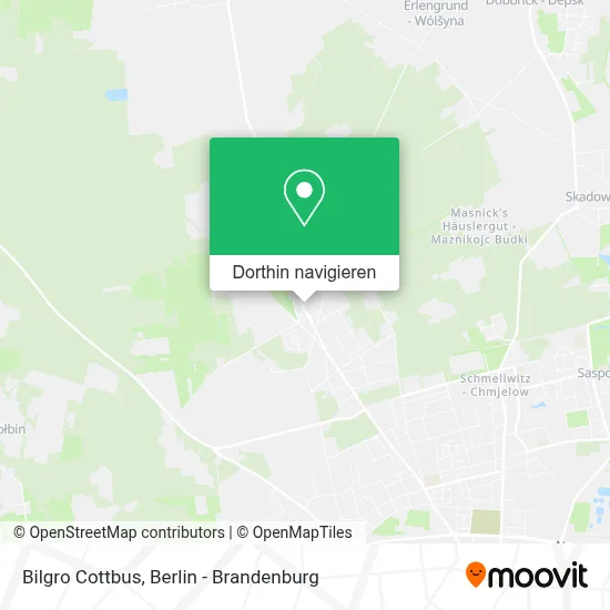 Bilgro Cottbus Karte