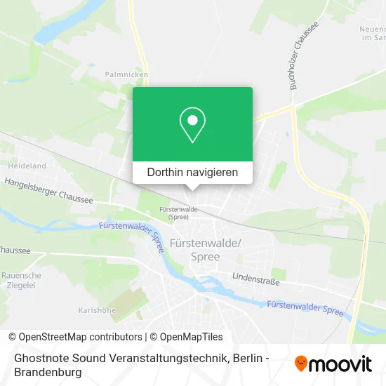 Ghostnote Sound Veranstaltungstechnik Karte