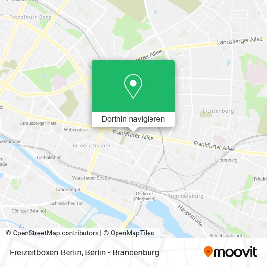 Freizeitboxen Berlin Karte