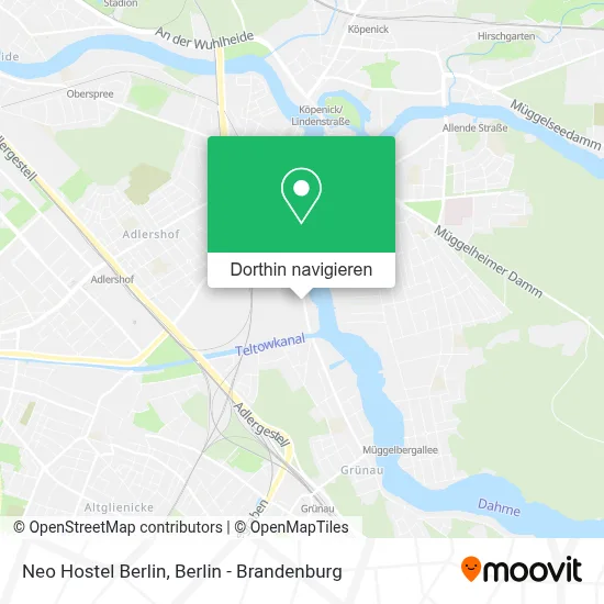 Neo Hostel Berlin Karte