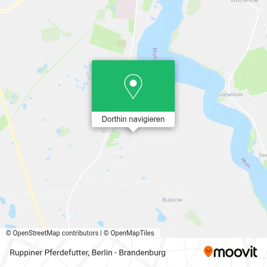 Ruppiner Pferdefutter Karte
