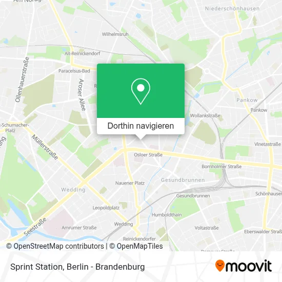 Sprint Station Karte