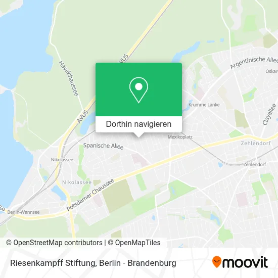 Riesenkampff Stiftung Karte