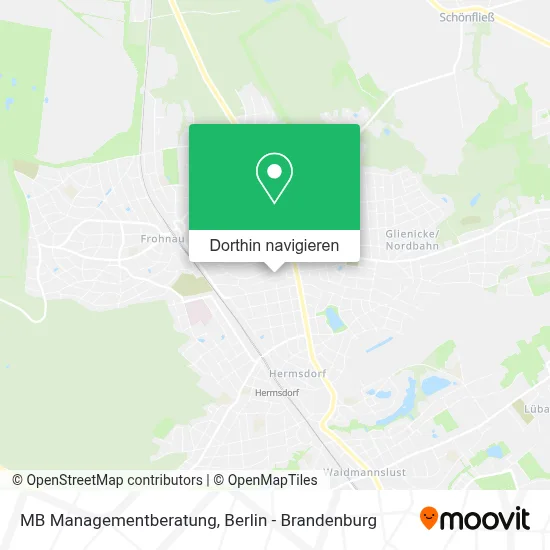 MB Managementberatung Karte