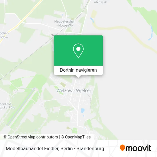 Modellbauhandel Fiedler Karte