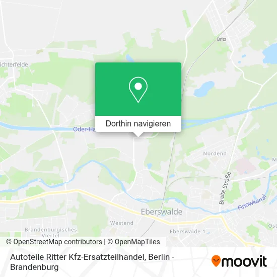 Autoteile Ritter Kfz-Ersatzteilhandel Karte