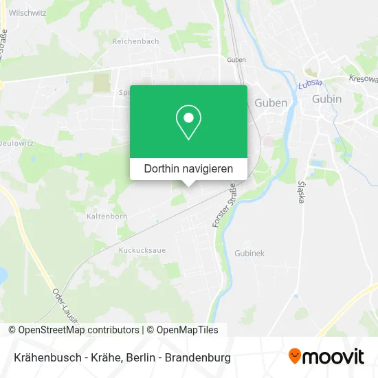 Krähenbusch - Krähe Karte