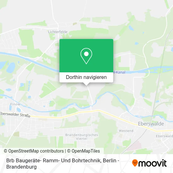 Brb Baugeräte- Ramm- Und Bohrtechnik Karte