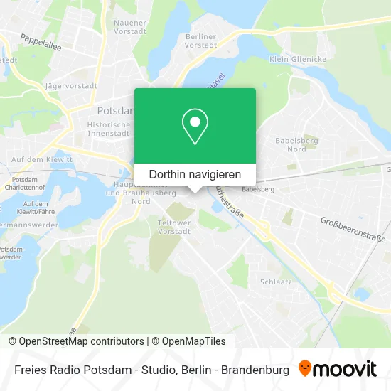 Freies Radio Potsdam - Studio Karte
