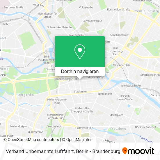 Verband Unbemannte Luftfahrt Karte