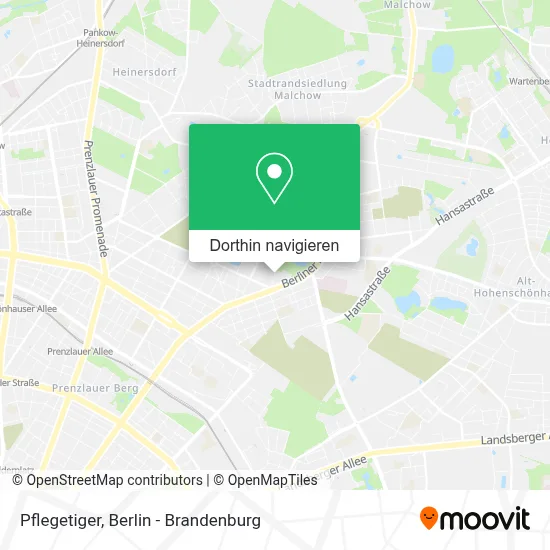 Pflegetiger Karte
