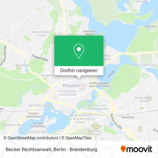 Becker Rechtsanwalt Karte