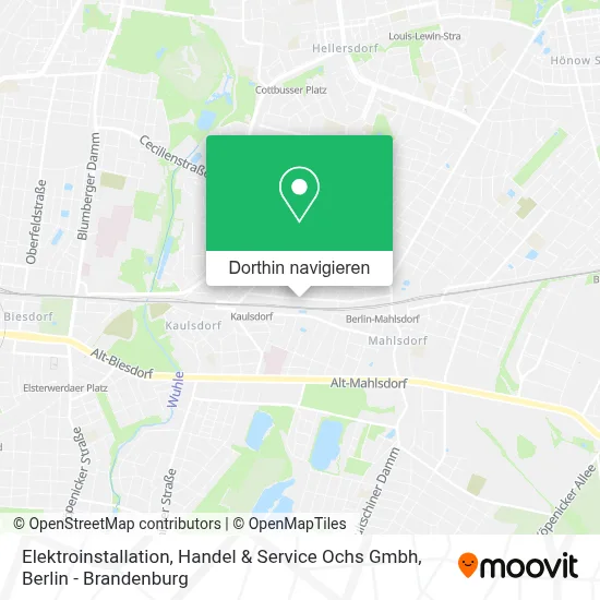 Elektroinstallation, Handel & Service Ochs Gmbh Karte