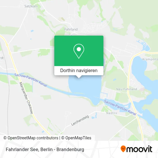 Fahrlander See Karte