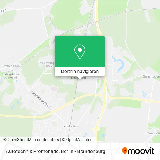 Autotechnik Promenade Karte