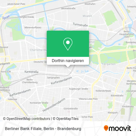 Berliner Bank Filiale Karte