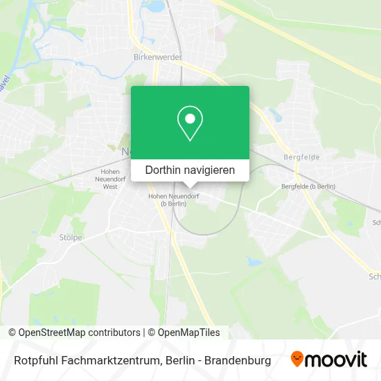 Rotpfuhl Fachmarktzentrum Karte