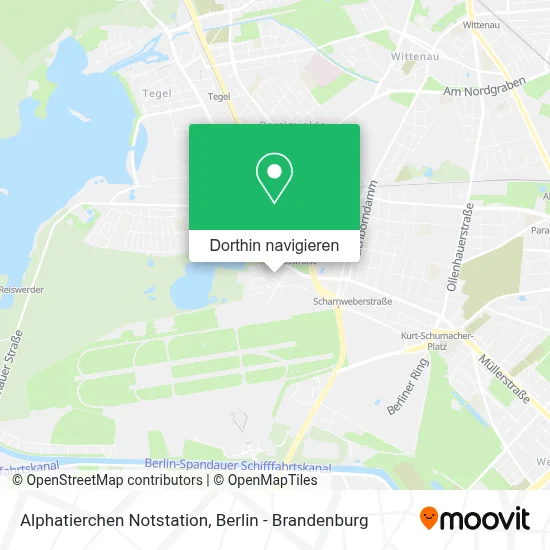 Alphatierchen Notstation Karte