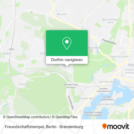 Freundschaftstempel Karte