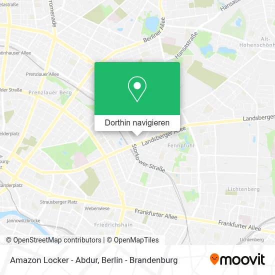 Amazon Locker - Abdur Karte