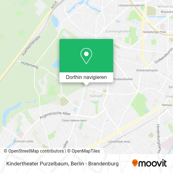 Kindertheater Purzelbaum Karte