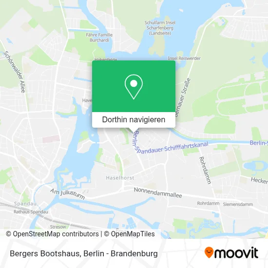 Bergers Bootshaus Karte