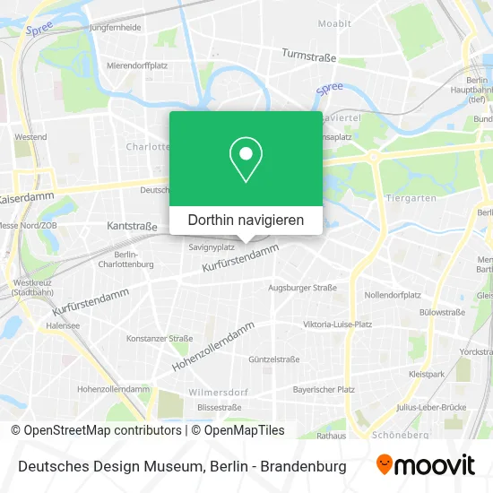 Deutsches Design Museum Karte