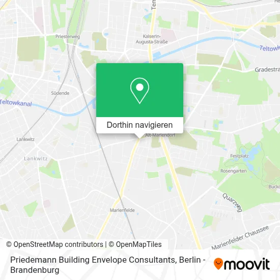 Priedemann Building Envelope Consultants Karte