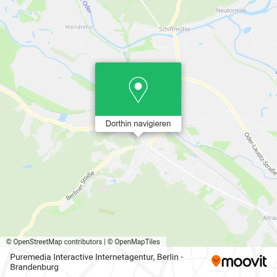 Puremedia Interactive Internetagentur Karte