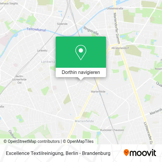 Excellence Textilreinigung Karte