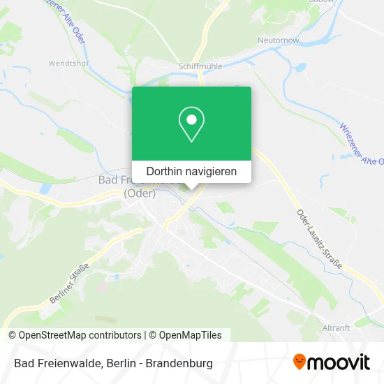 Bad Freienwalde Karte