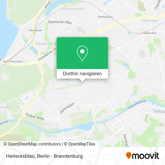 Heiteresblau Karte