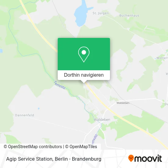 Agip Service Station Karte