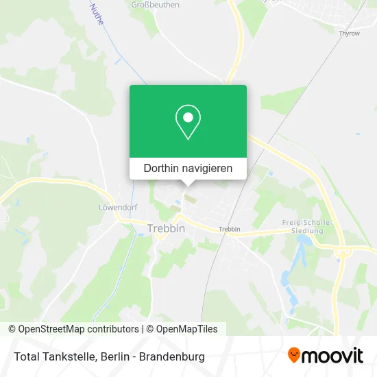 Total Tankstelle Karte