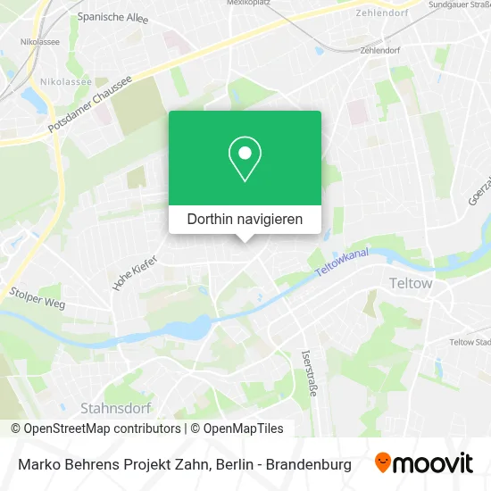 Marko Behrens Projekt Zahn Karte