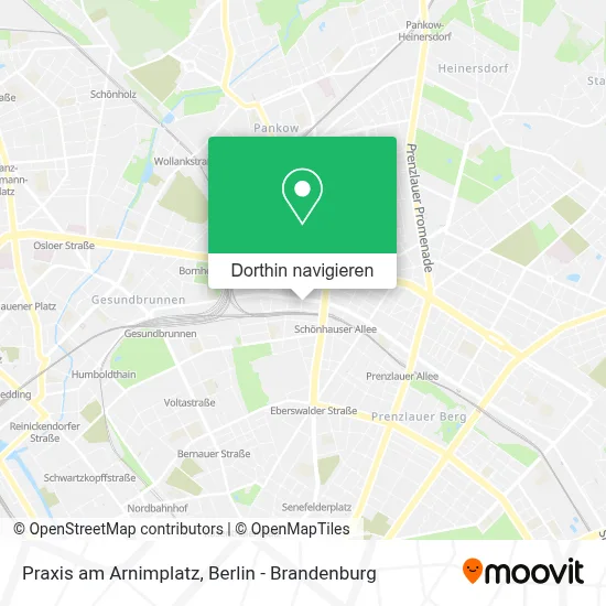 Praxis am Arnimplatz Karte