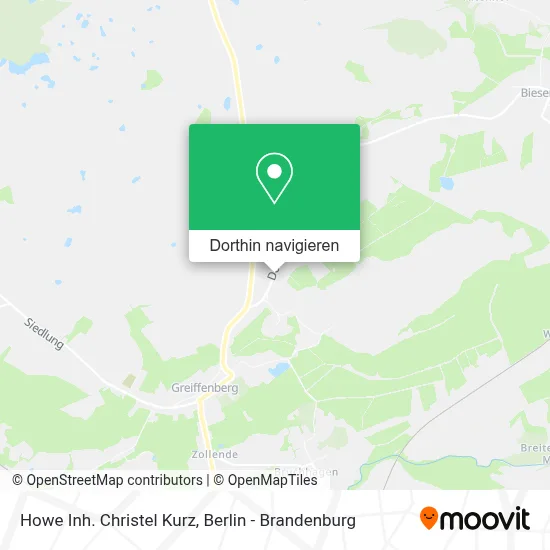 Howe Inh. Christel Kurz Karte