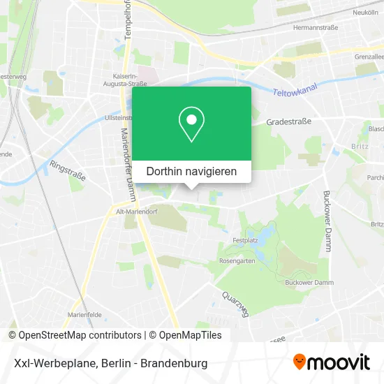 Xxl-Werbeplane Karte