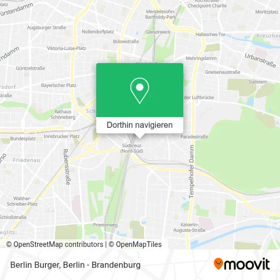 Berlin Burger Karte