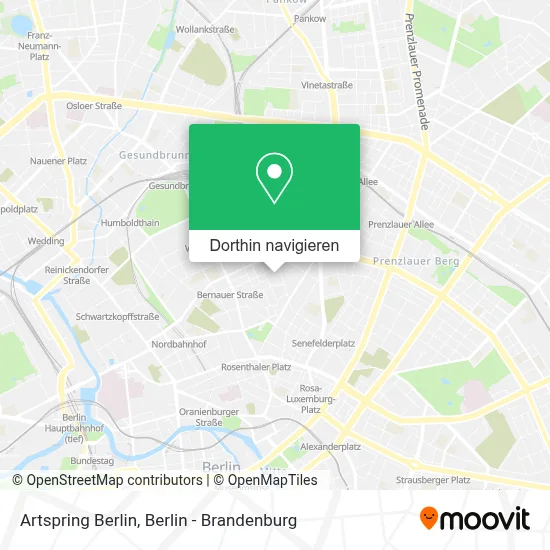 Artspring Berlin Karte